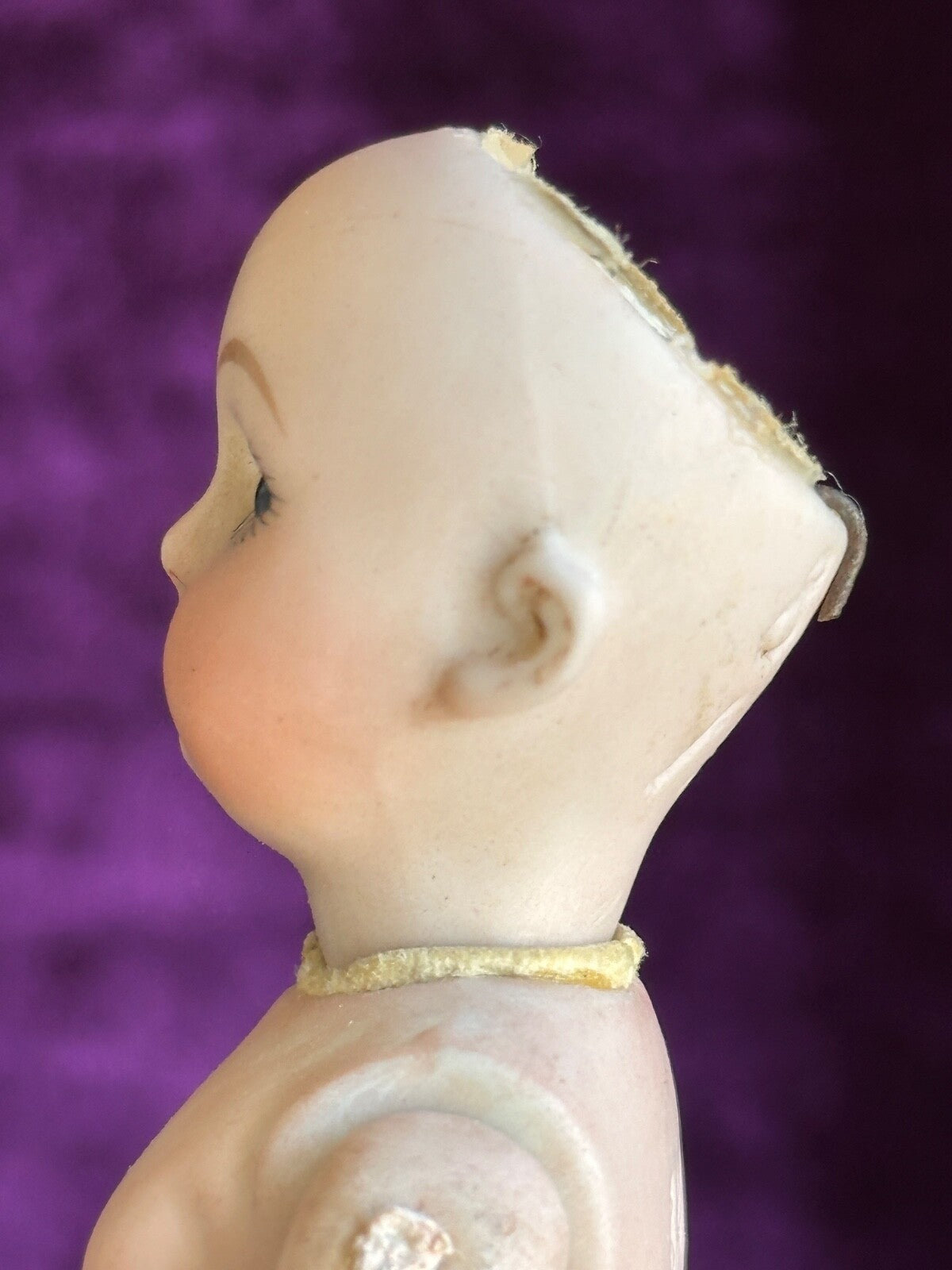Antique German 5.375” Simon Halbig 890 All Bisque Mignonette Doll