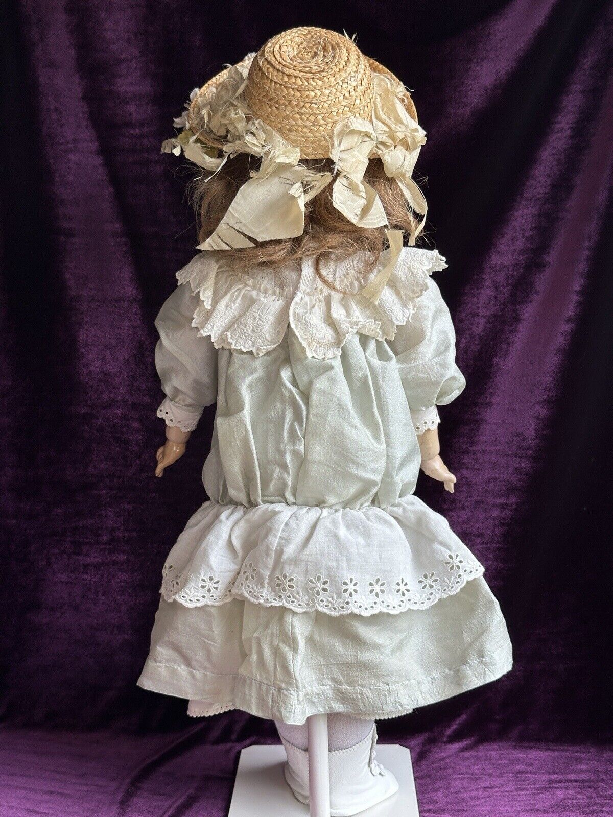 Antique German 23” Alt Beck Gottschalck ABG 1362 Sweet Nell Bisque Head Doll