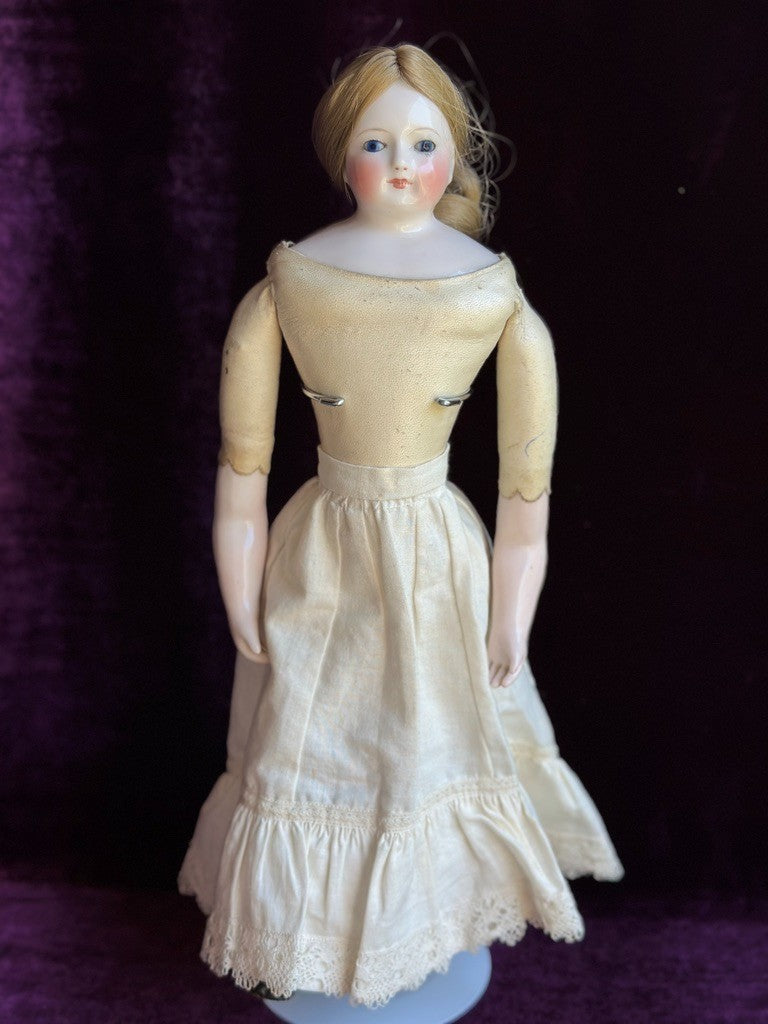Rare Antique French 15” Blampoix Poupee China Head Fashion Doll