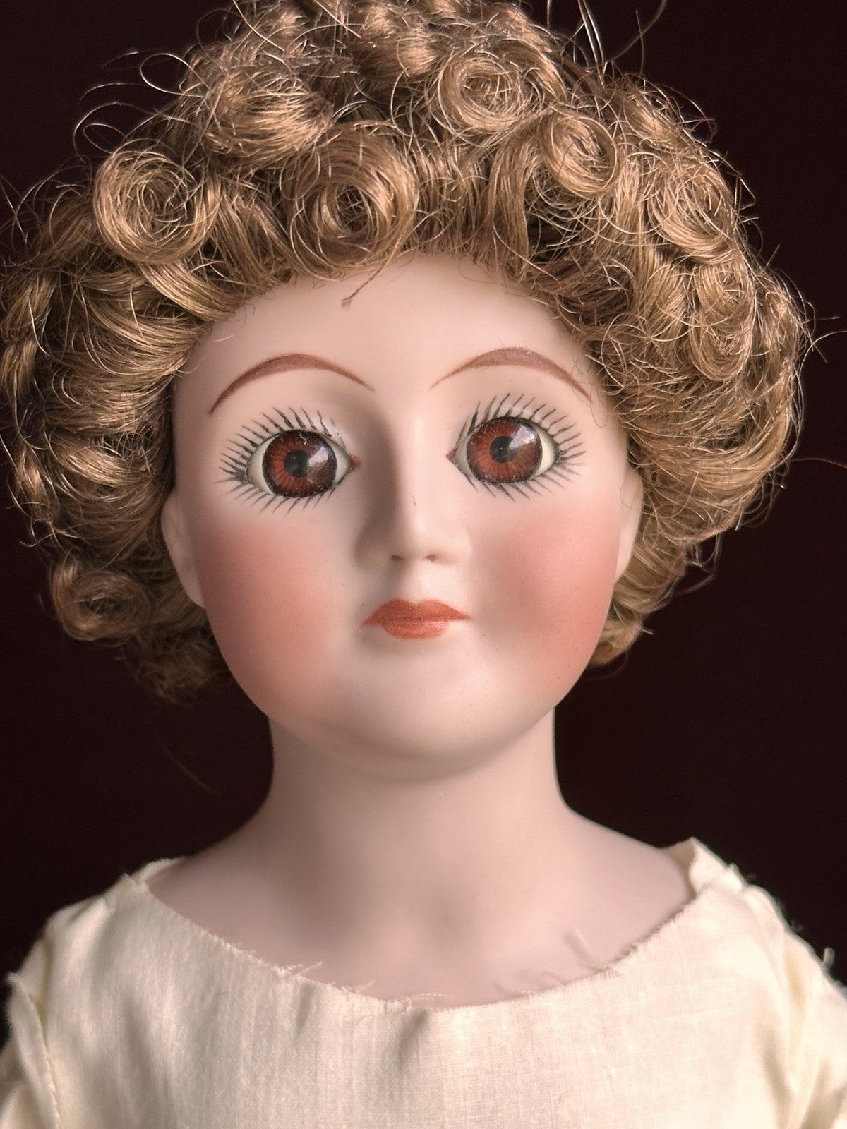 Porcelain Cloth 16.5” Reproduction of Antique German Kestner Gibson Girl Doll