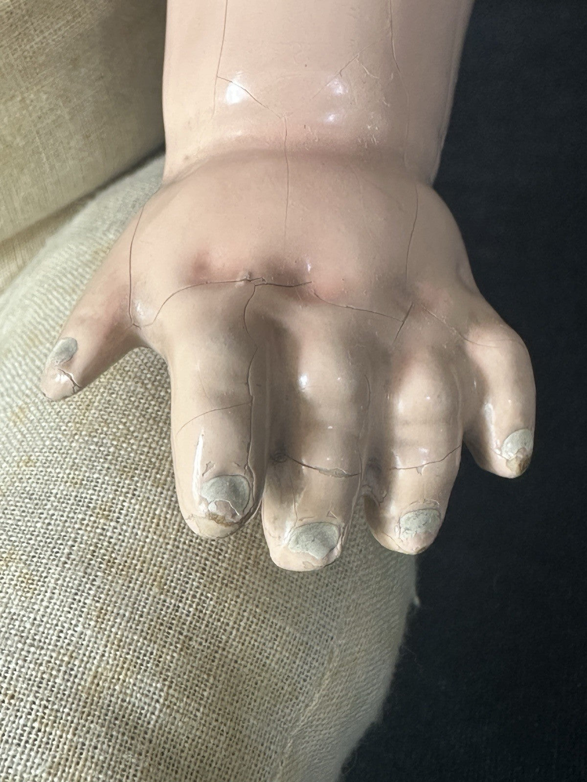 Antique Kestner Century Baby 18” Doll Bisque Head