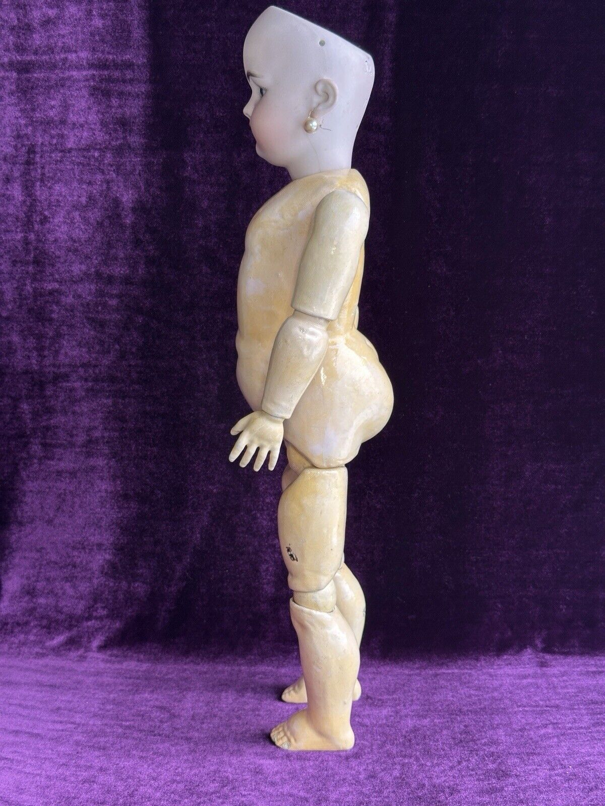 Antique German 20” Simon Halbig 1079 Dep Bisque Head Doll