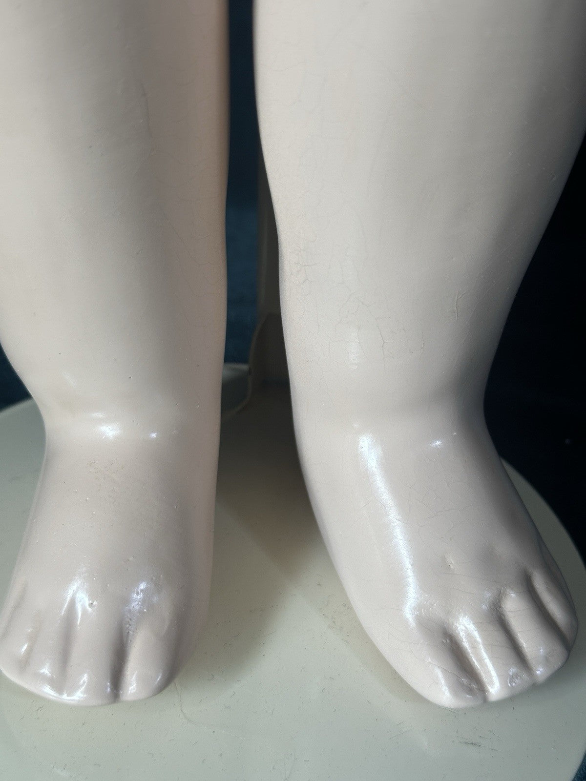 Artist Reproduction of French Jumeau 27” Doll Porcelain Head Seeley Body