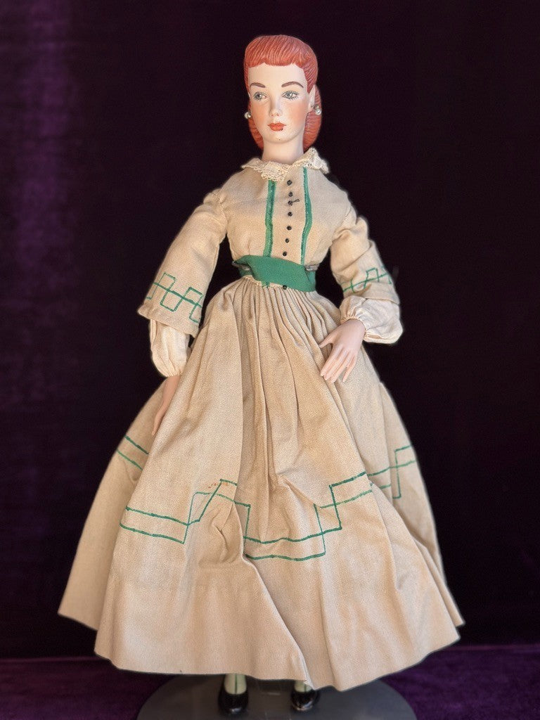 Vintage 1969 Original Artist Mold 14" Porcelain Cloth Doll