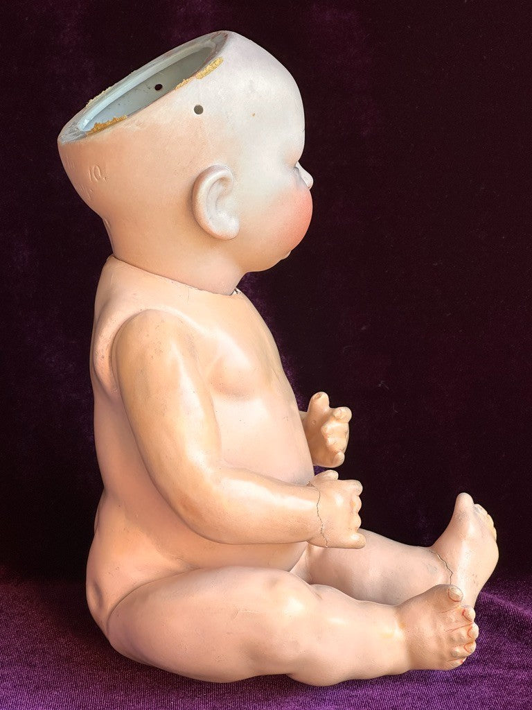 Antique German 12” JDK Kestner 211 Bisque Head Baby Doll Composition Body