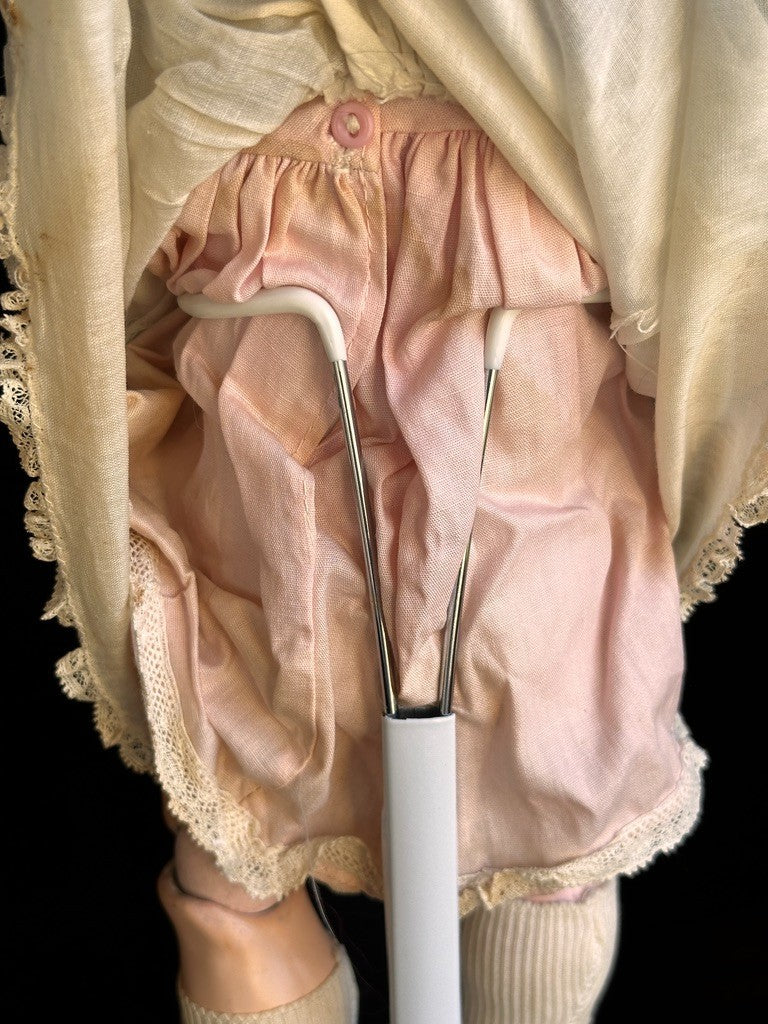 Antique German 14.5” JDK Kestner 211 Bisque Head Doll Toddler Composition Body