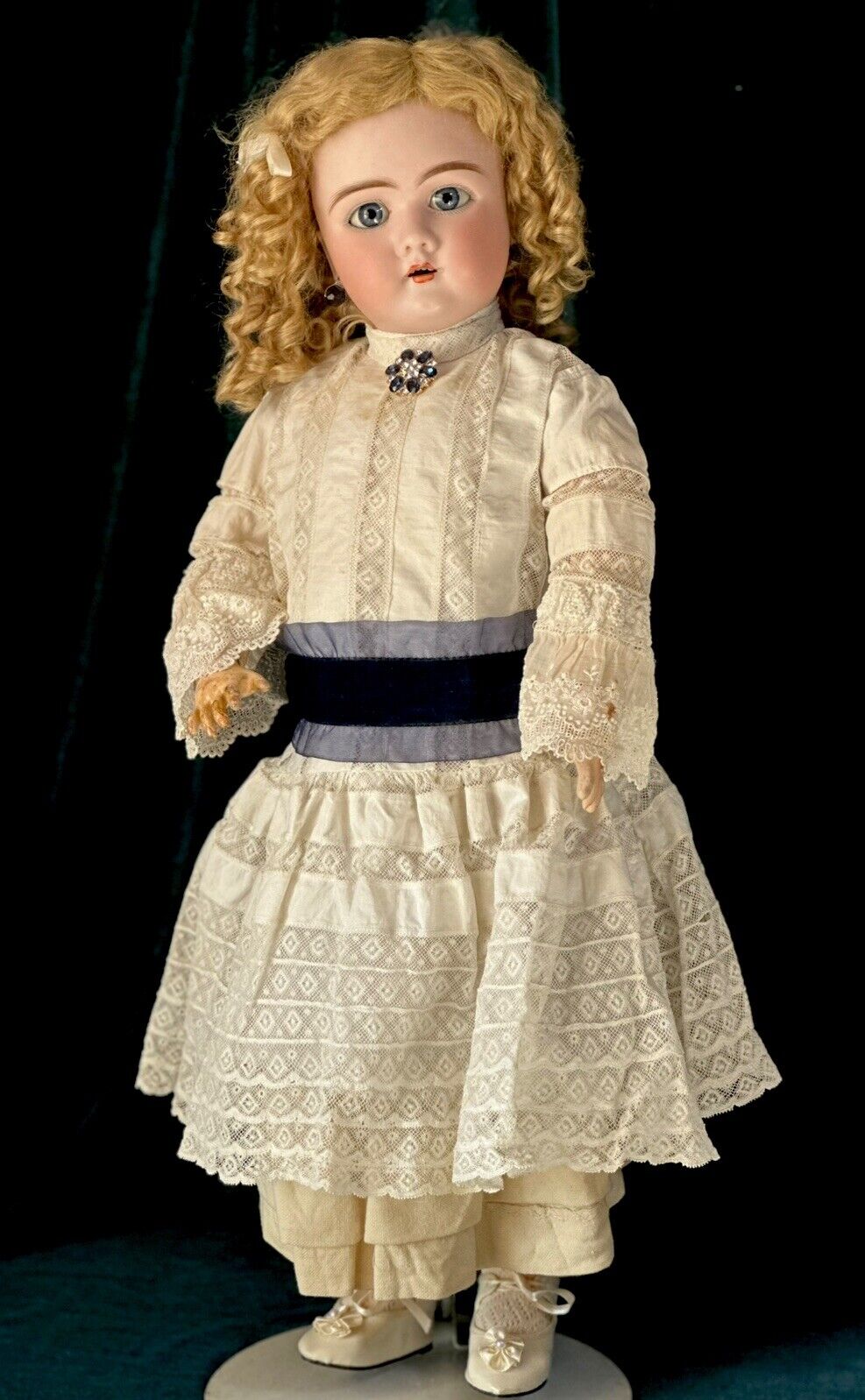 Antique German Heinrich Handwerck Mold Dep 109 Bisque Head 23” Doll