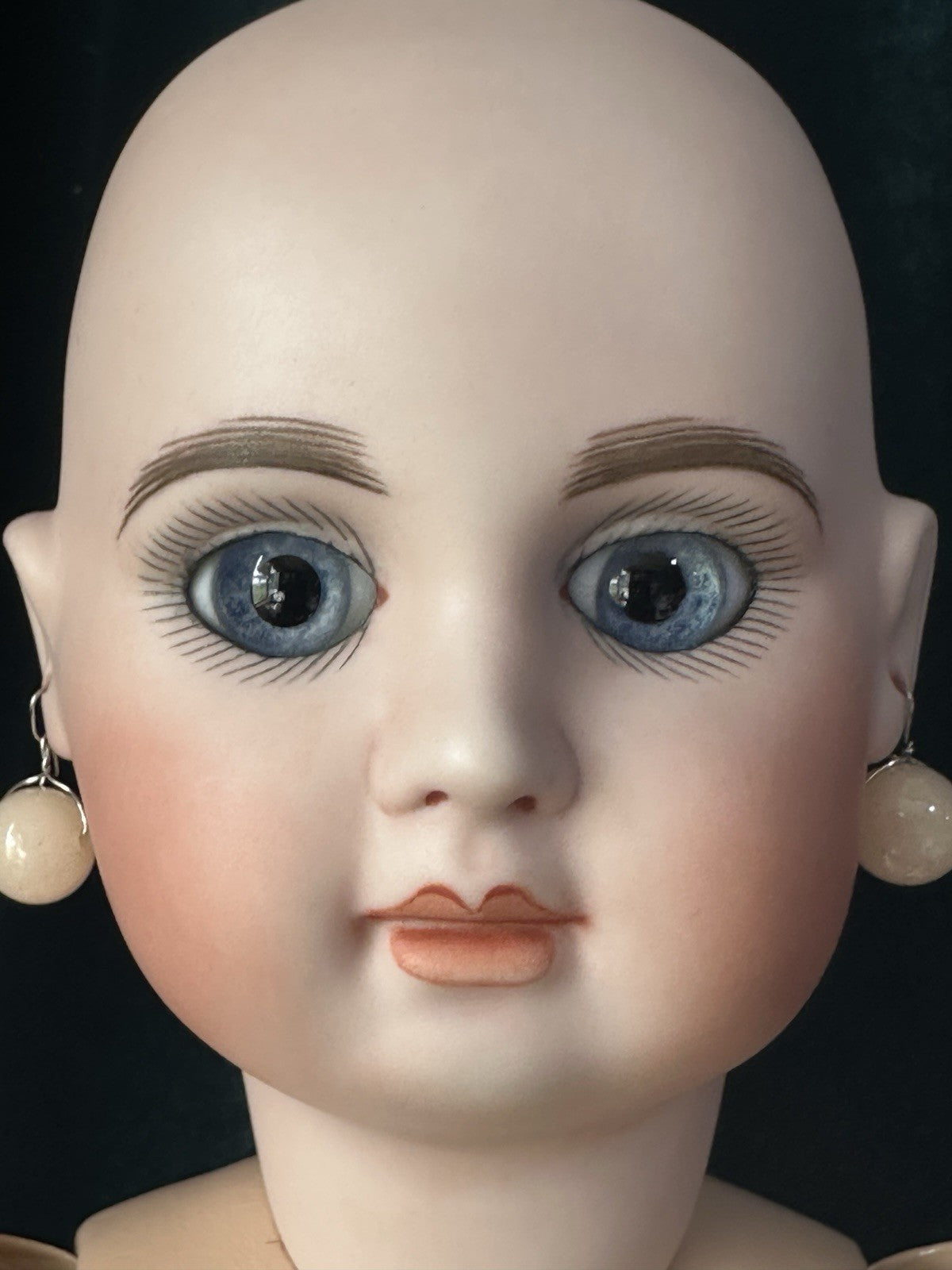 Reproduction of Antique French Bebe Tete Dep 18” Doll By Opal Butler