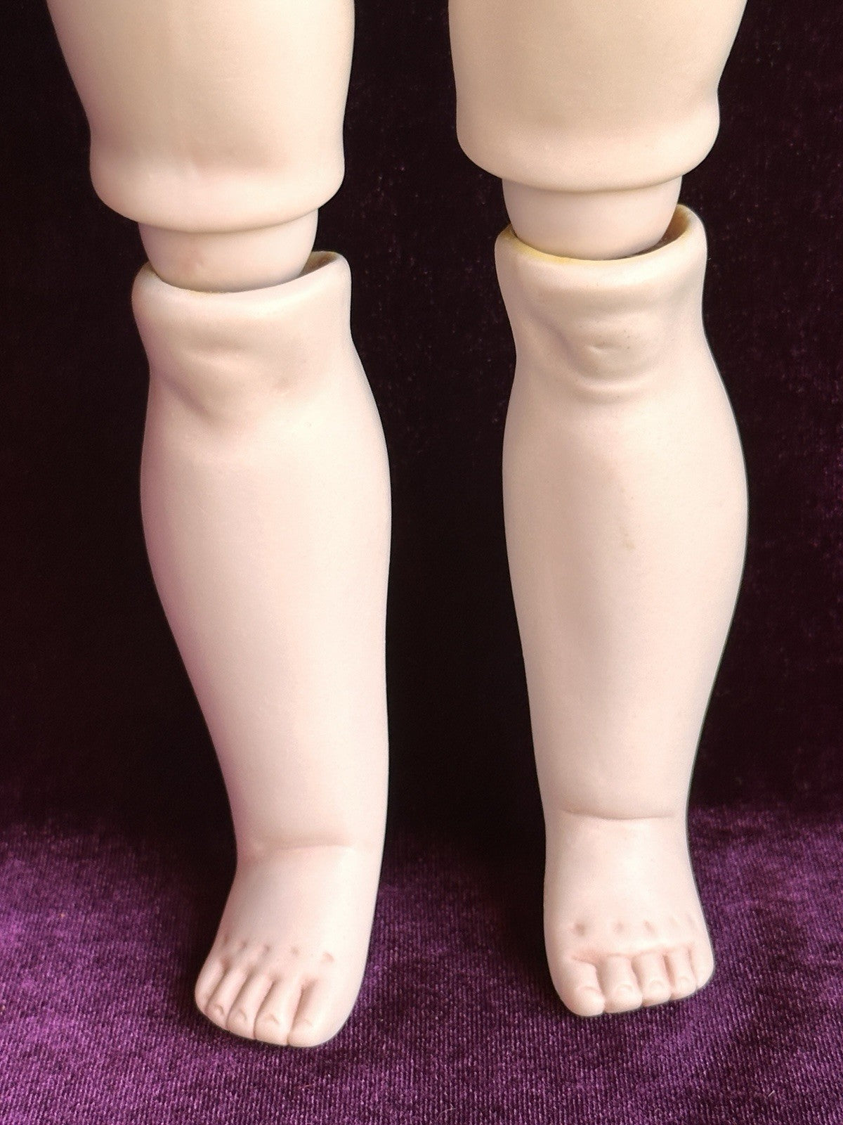 Vintage All Porcelain 19” Reproduction of Antique French Bru Circle Dot Doll
