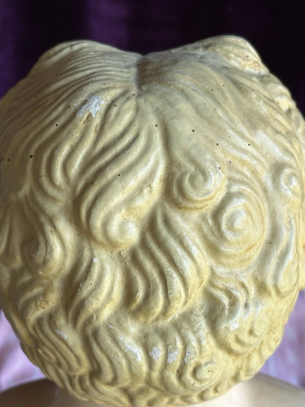 Large Antique American Greiner #10 Papier Mache Head Doll Restored by Emma Clear