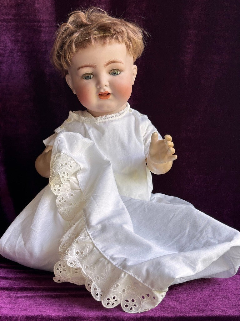 Antique German 24" Simon & Halbig Kammer & Reinhardt 126 Bisque Head Baby Doll