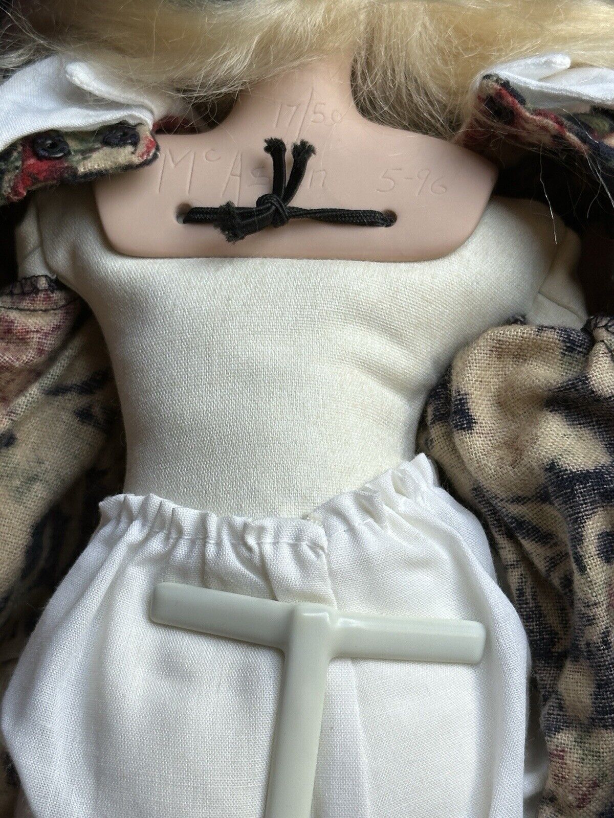 Collectible Porcelain 15” Artist Doll Chloe by Sandi McAslan LE 50