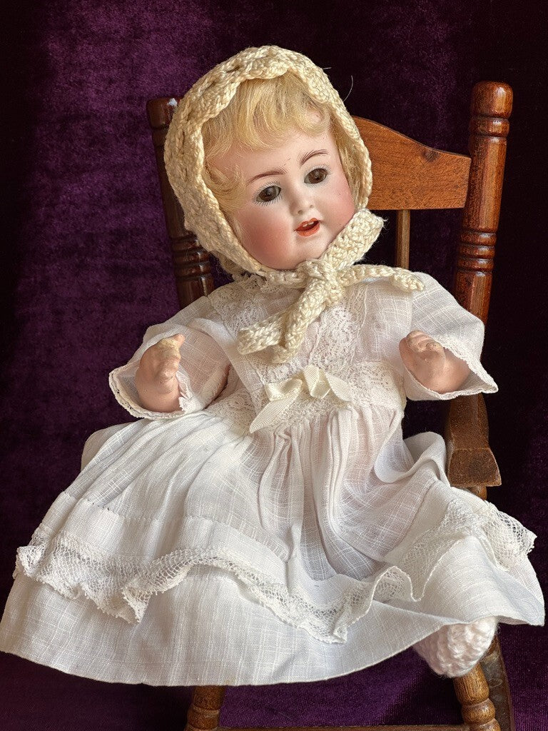 Antique German 8” Alt Beck Gottschalk Bisque Head 1361 Bisque Head Baby Doll