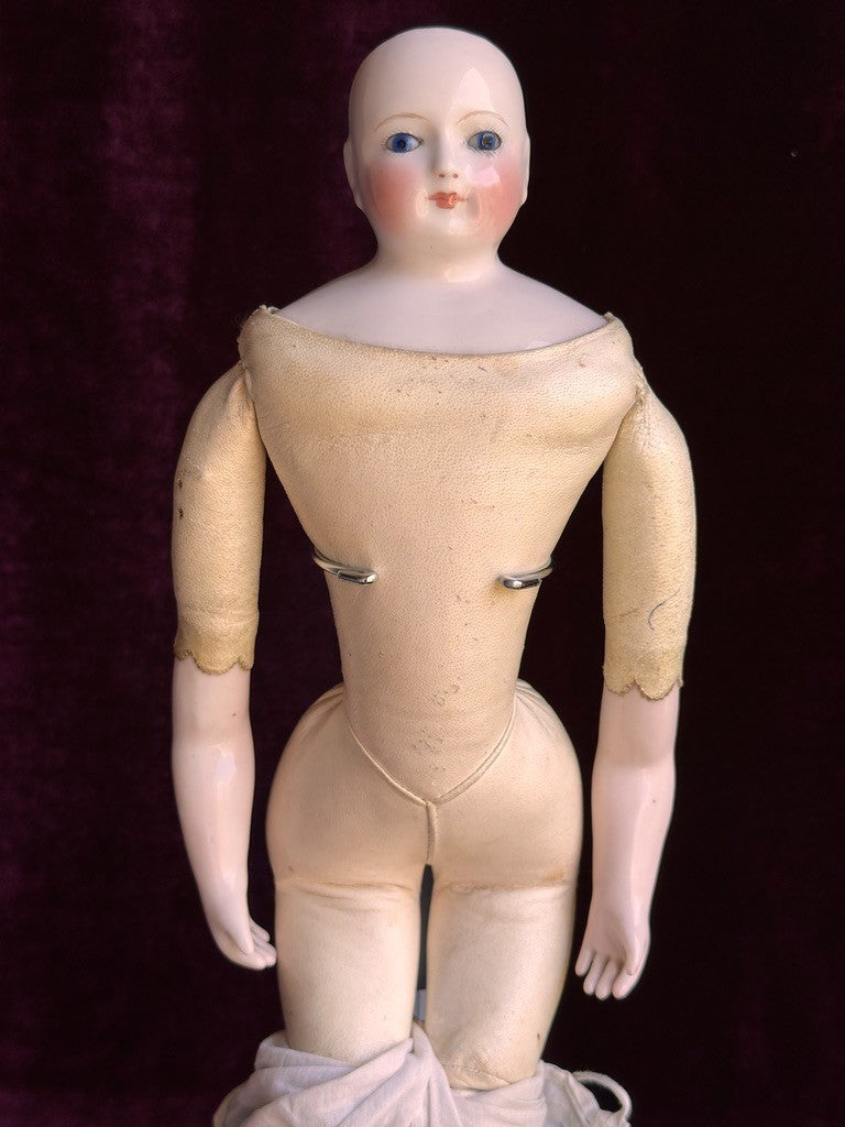 Rare Antique French 15” Blampoix Poupee China Head Fashion Doll