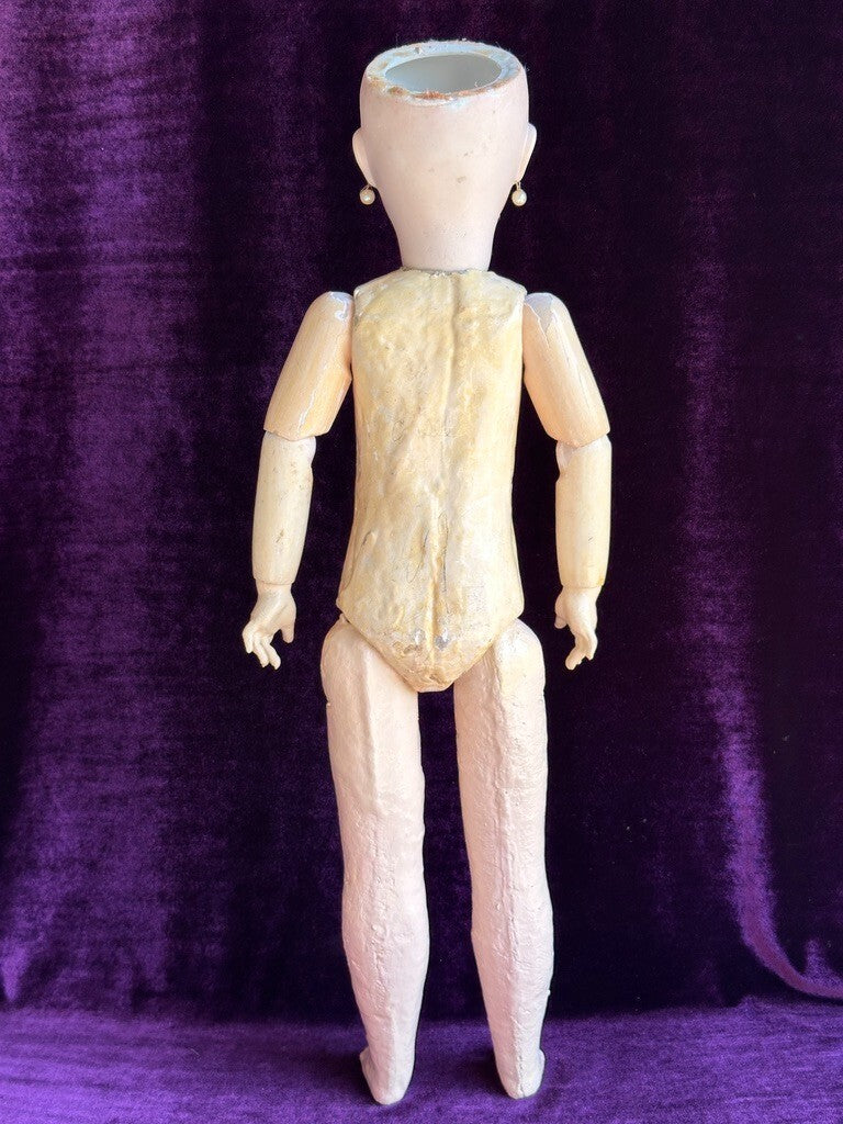 Antique French 23” SFBJ Paris Bisque Head Doll