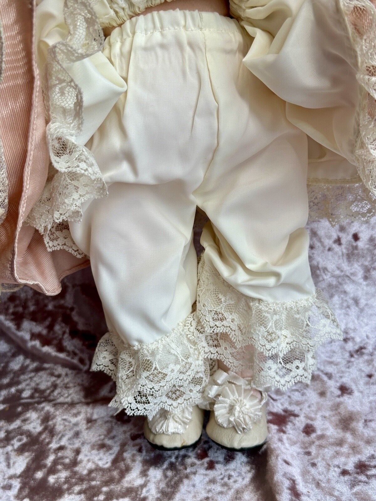 Artist Signed 15.5” Felt Cloth Girl American Beauty Doll By Shirley Peck LE 25