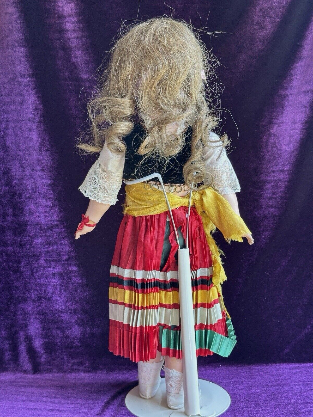 Antique German 20” Kestner 168 Bisque Head Gipsy Doll