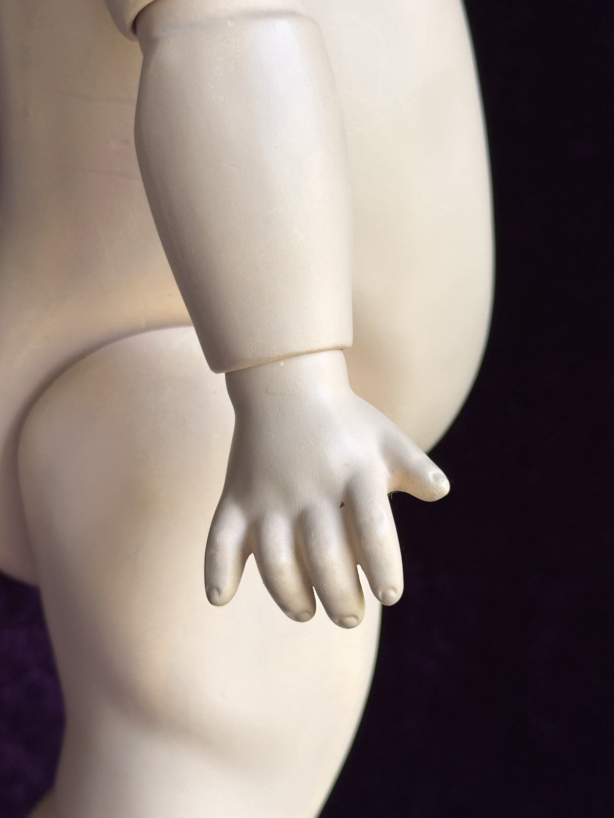 Rare 17” Porcelain/Compo Reproduction of Simon Halbig 1488 Boy Doll