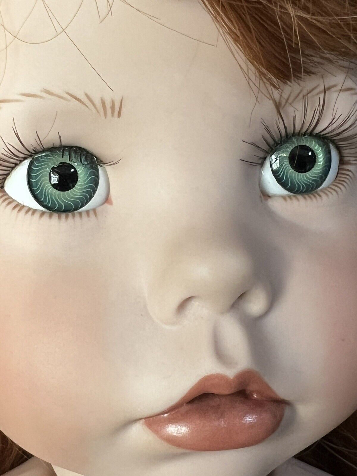 Collectible Porcelain 24” Doll “Candy Apple” Linda Rick Doll Maker Box/tag