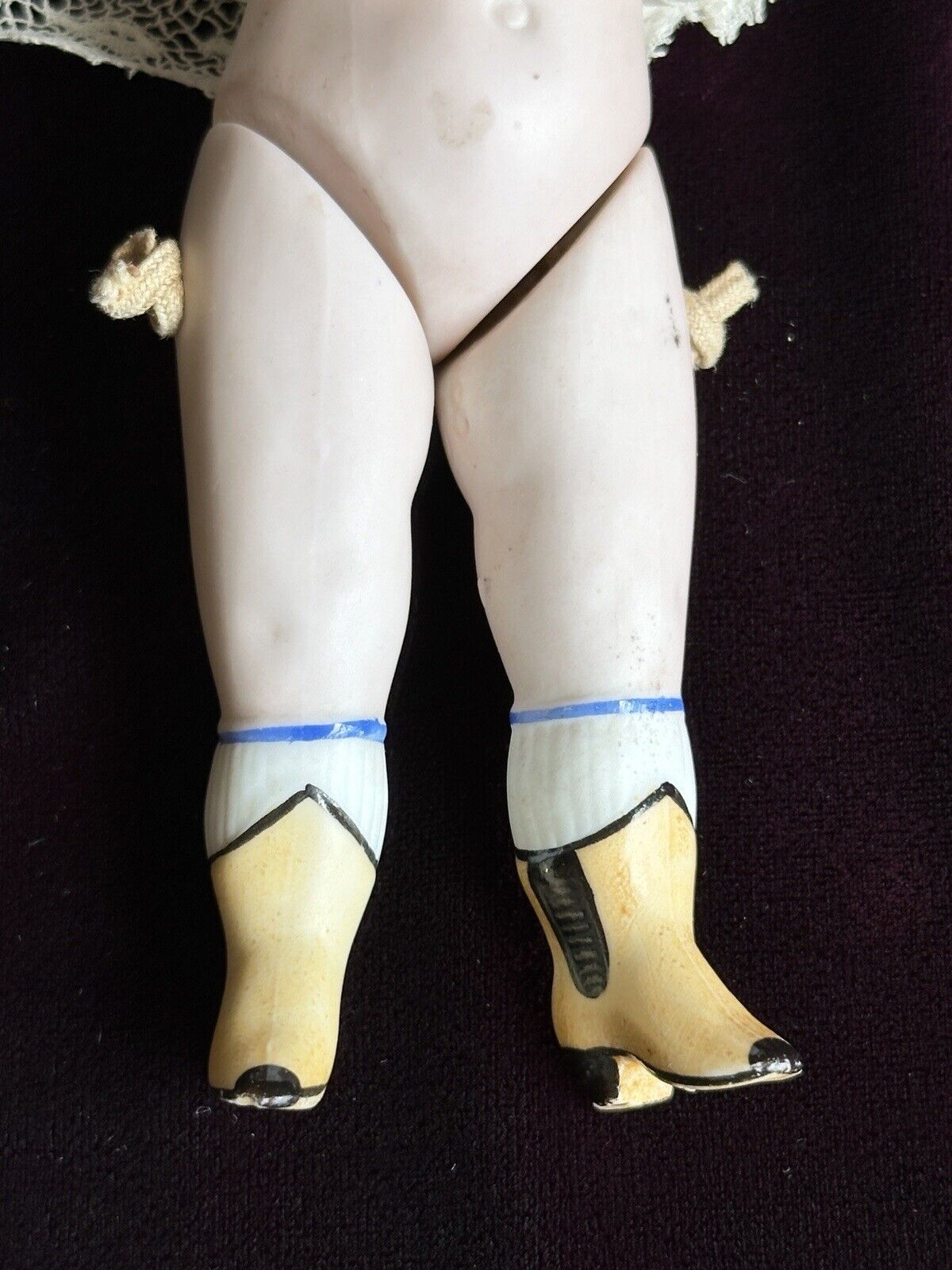 Rare Antique German 6” All Bisque Gebruder Kuhnlenz 96 Mignonette Doll