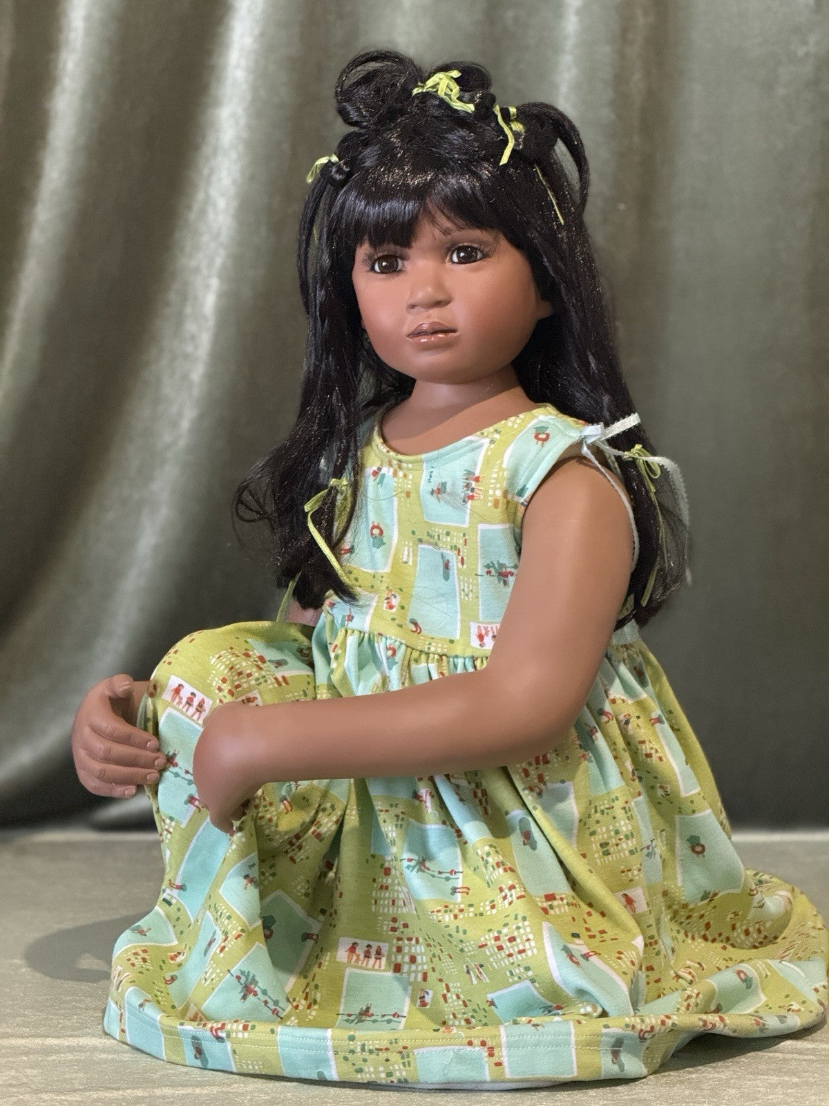 Large 35” Porcelain Doll “Mandy” by Pamela Erff LE 600 COA/Tag