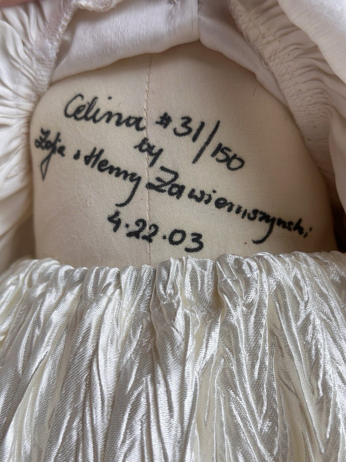 Lifelike 30” Vinyl Doll Celina By Zofia and Henry Zawieruszynski LE 150