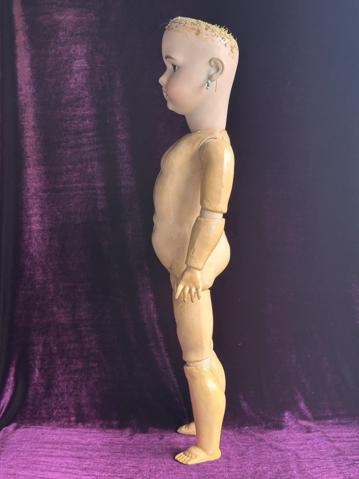 Large Antique German 28” Simon Halbig 1079 Dep Bisque Head Doll