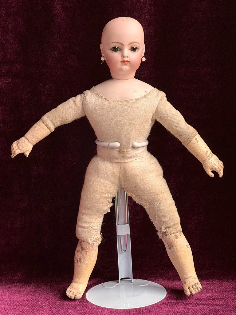 RESERVED 1st PAYMENT Rare Antique French 12” Francis Gaultier Bisque Head Gesland Body Bebe Doll