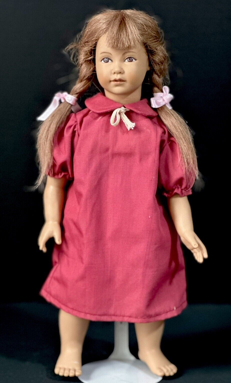 Collectible Swiss 12” Vinyl and Cloth Doll by Heidi Ott “Heidi”