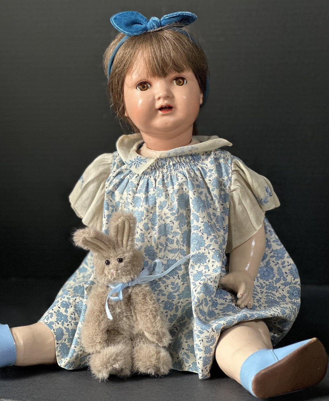 Antique German KWG (Keramische Werke Gräfenhain) 21” Doll Mold 133/2