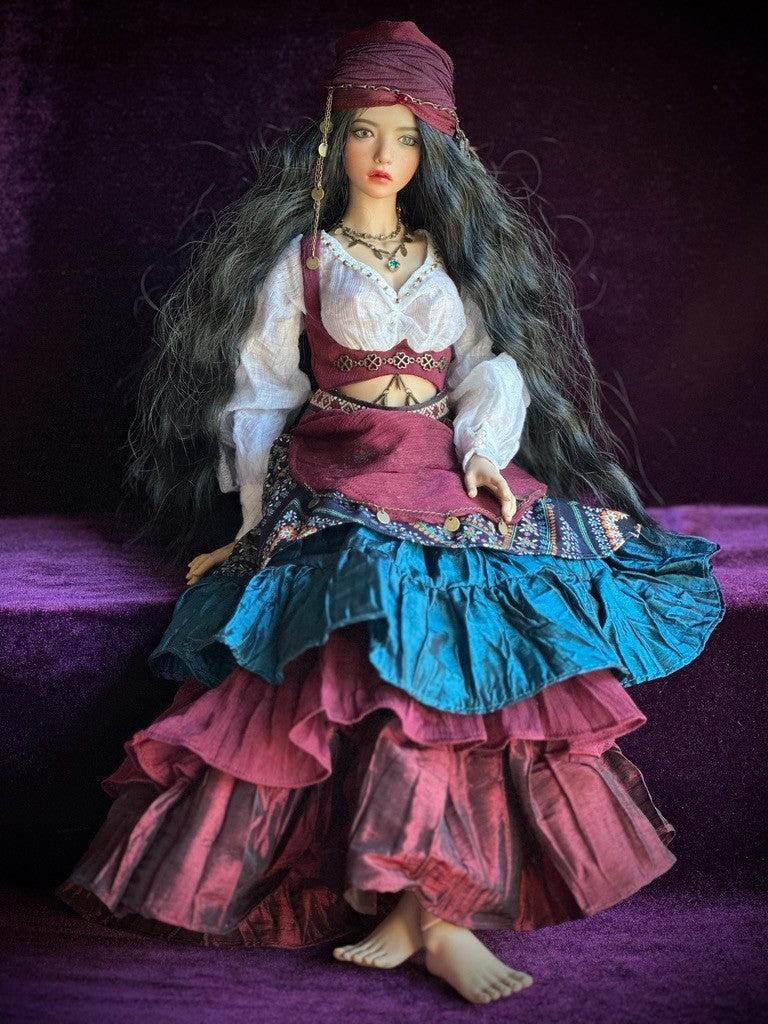 Iple House 18” Female Soo BJD 1/4 Resin Fashion Doll Face-Up Wig Dressed Box COA