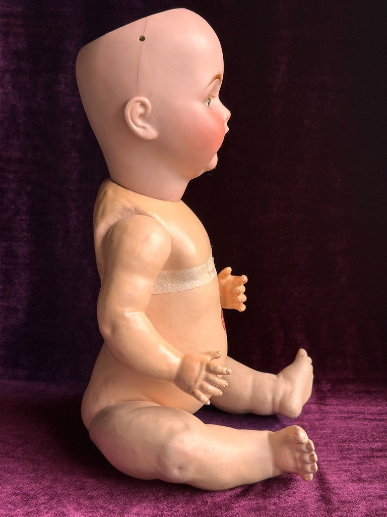 Large 21” Antique German JDK Kestner 257 Bisque Head Baby Doll Composition Body
