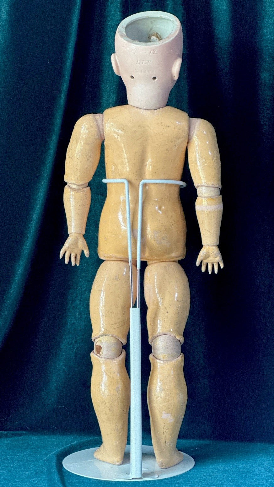 Antique German Heinrich Handwerck 109-12 DEP Bisque Head 24” Doll