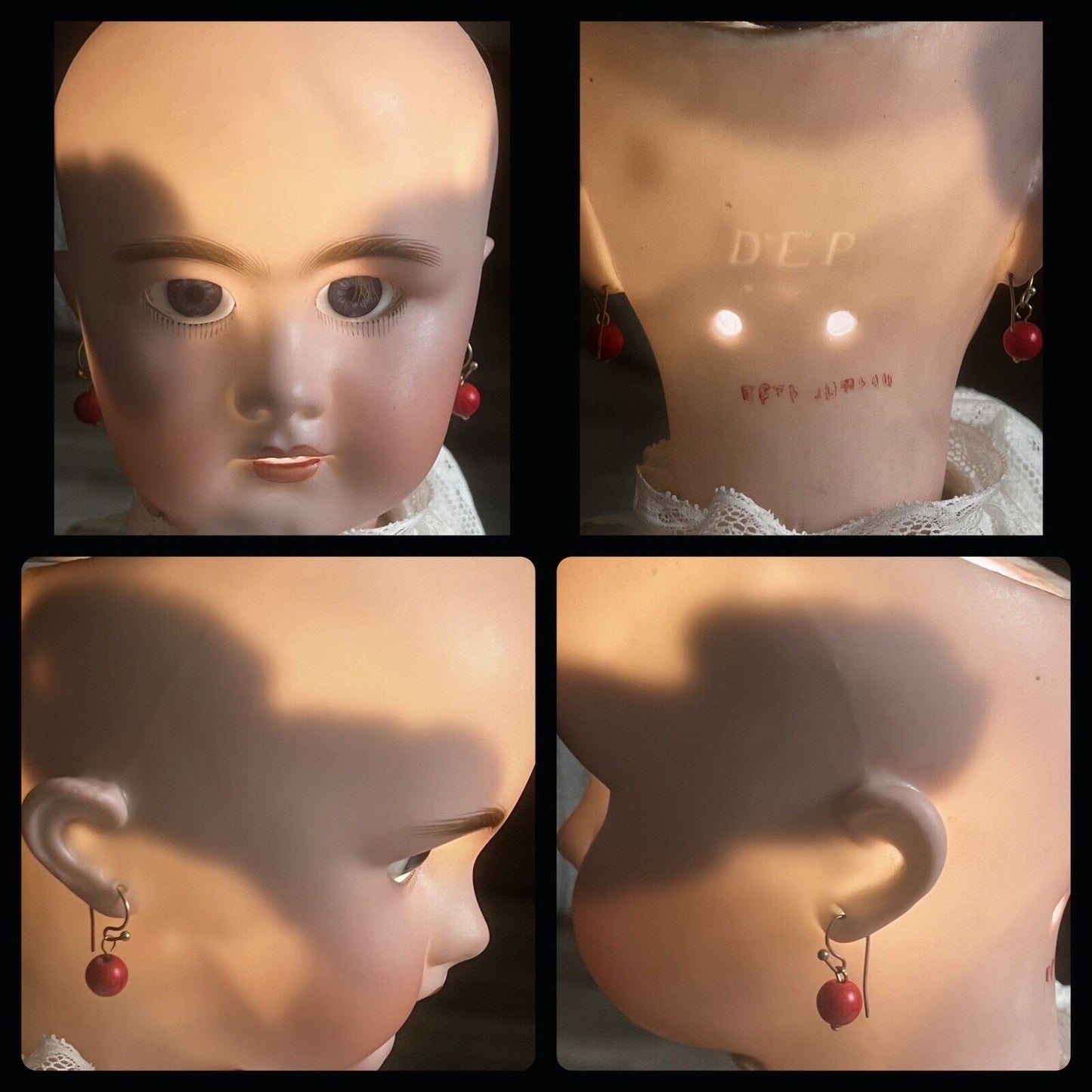 Antique French BEBE JUMEAU 23” Bisque Doll size 11 Voice Box