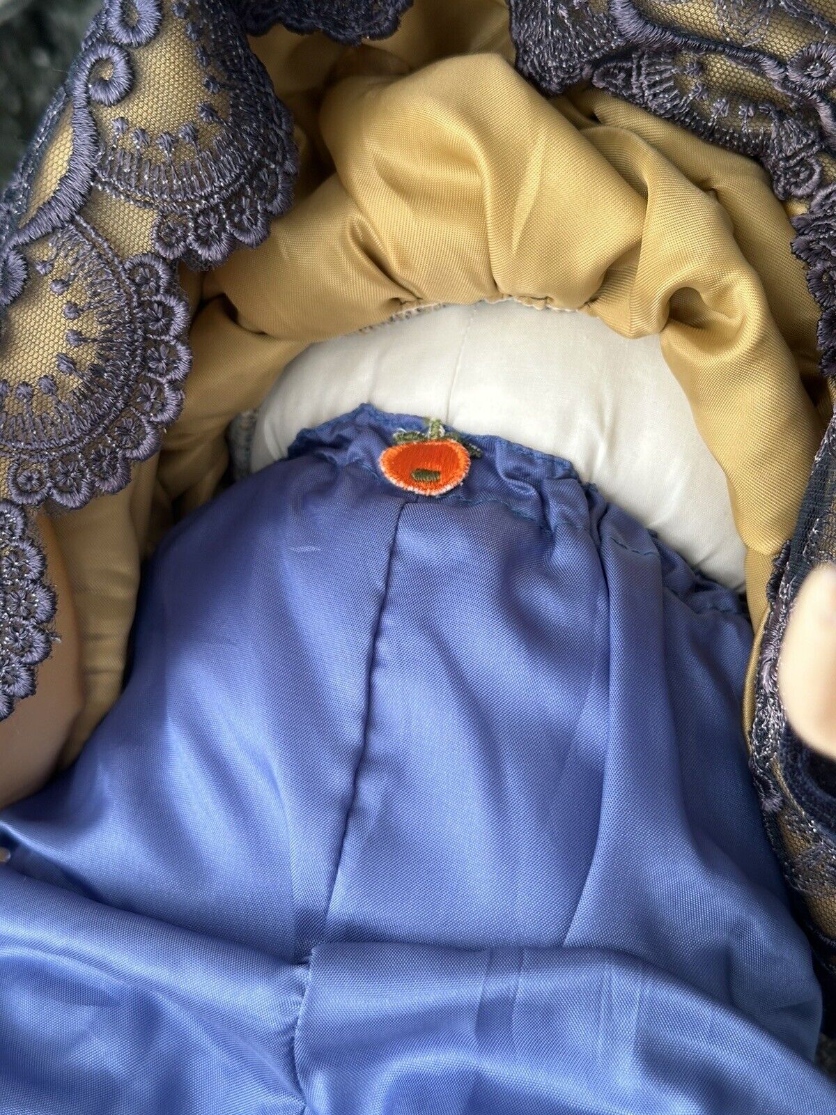 Lifelike 26” Collectible Porcelain Doll “Neve” by Christine Orange LE 600