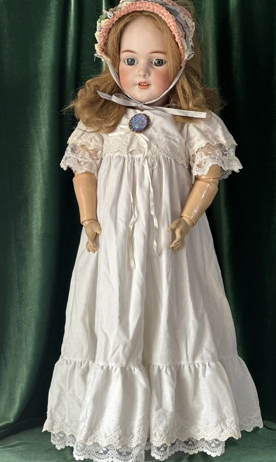 Rare Mold 1269 Dept by Simon Halbig Antique German 31” Doll Bisque Head