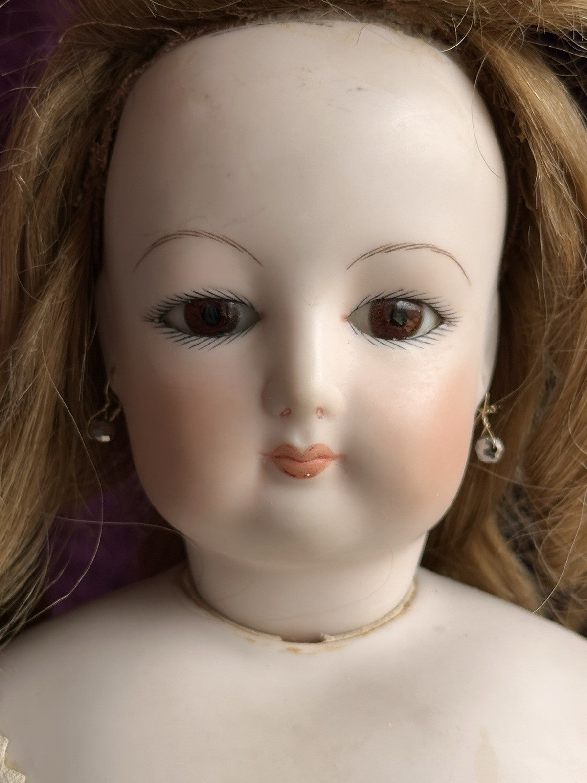Porcelain 16” Reproduction of Antique French Gaultier Fashion Doll By Clara Wade