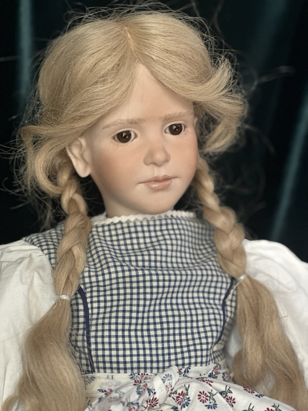 Collectible Artist 32” Porcelain Doll “Lies’l” by Ruth Treffeisen LE 50 COA