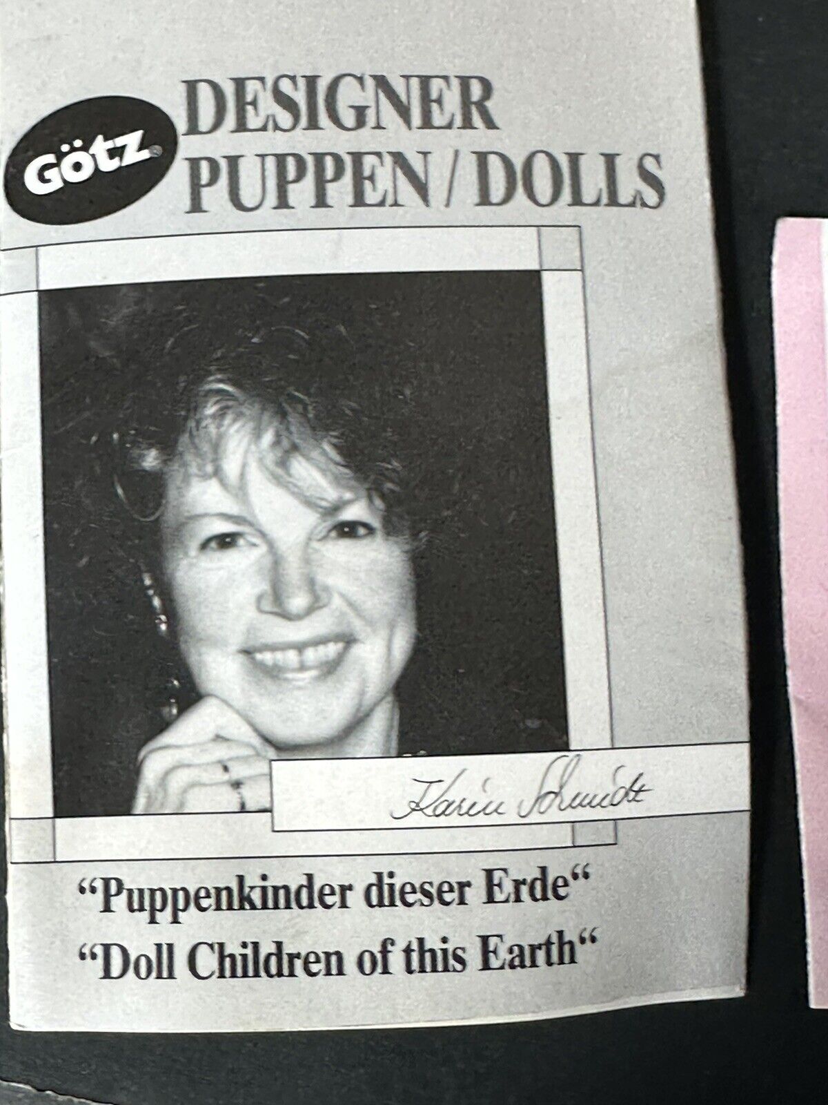 Collectible Vinyl German GOTZ 25” Doll “Rosel" by Artist Karin Schmidt