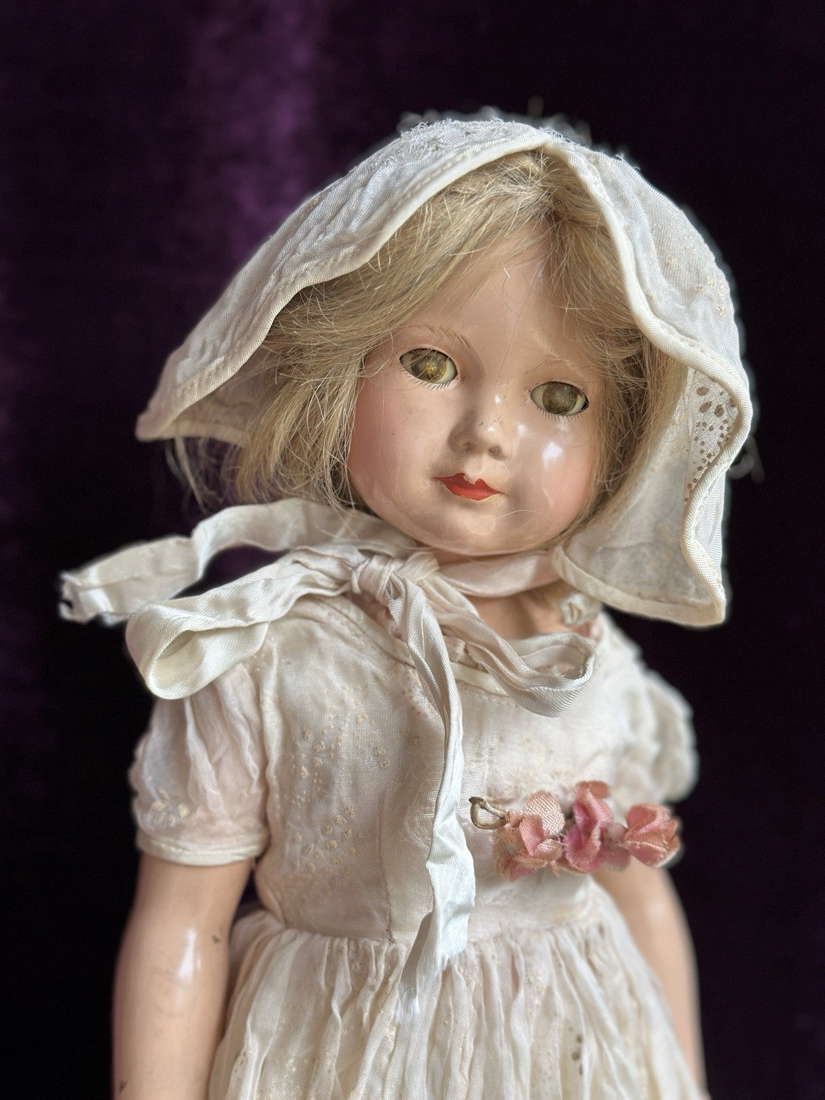 Vintage Original Dewees Cochran 17” Effanbee American Children Composition Doll