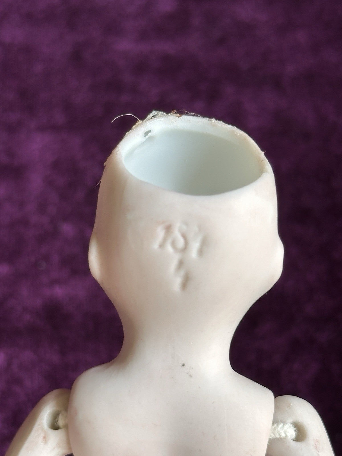 Rare Antique German 4.25” Kestner 184 All Bisque Mignonette Doll with Bent Legs