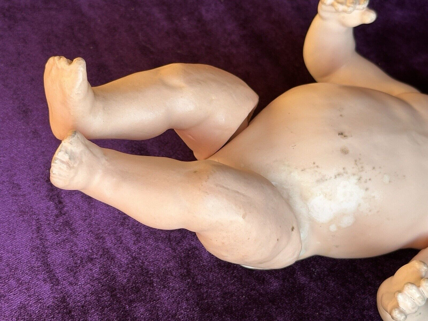 Rare Antique German 9.5” Armand Marseille 590 Bisque Head Baby Doll