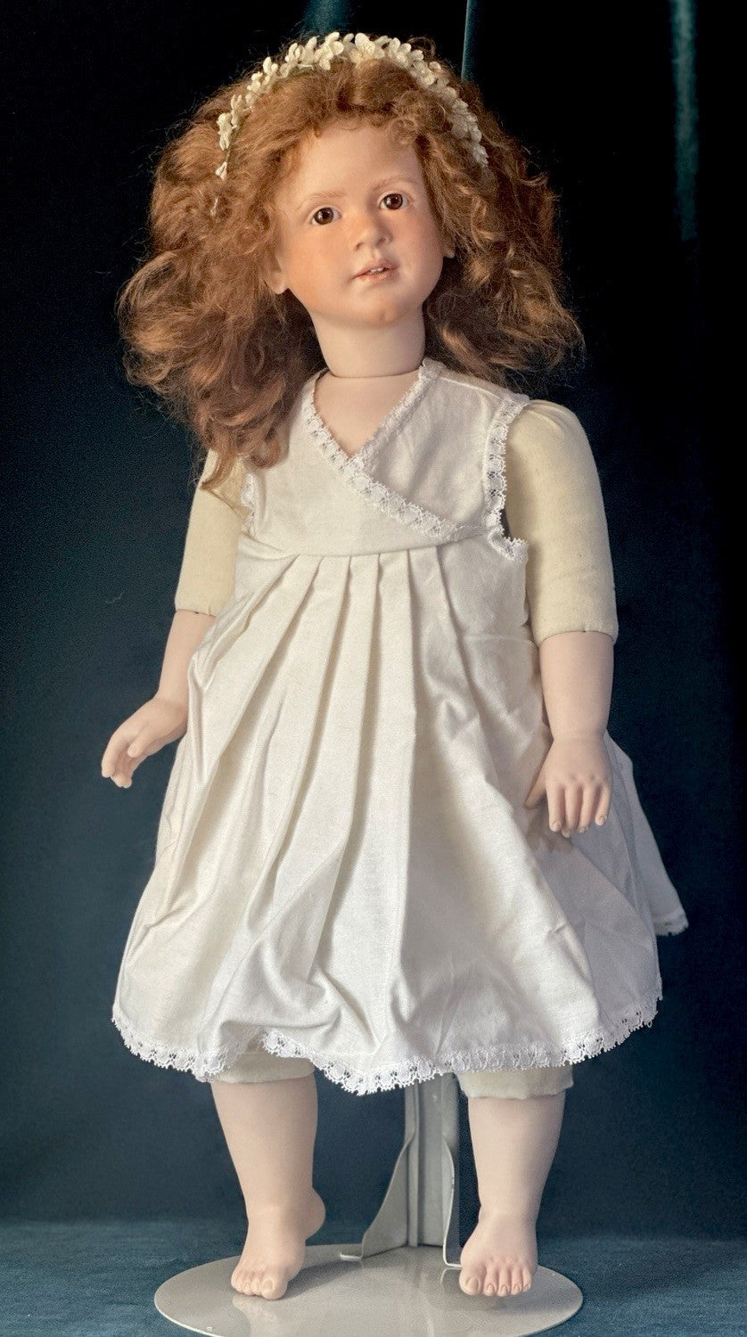 Collectible Artist 22” Porcelain Doll “Pauline” by Ruth Treffeisen LE 100 COA