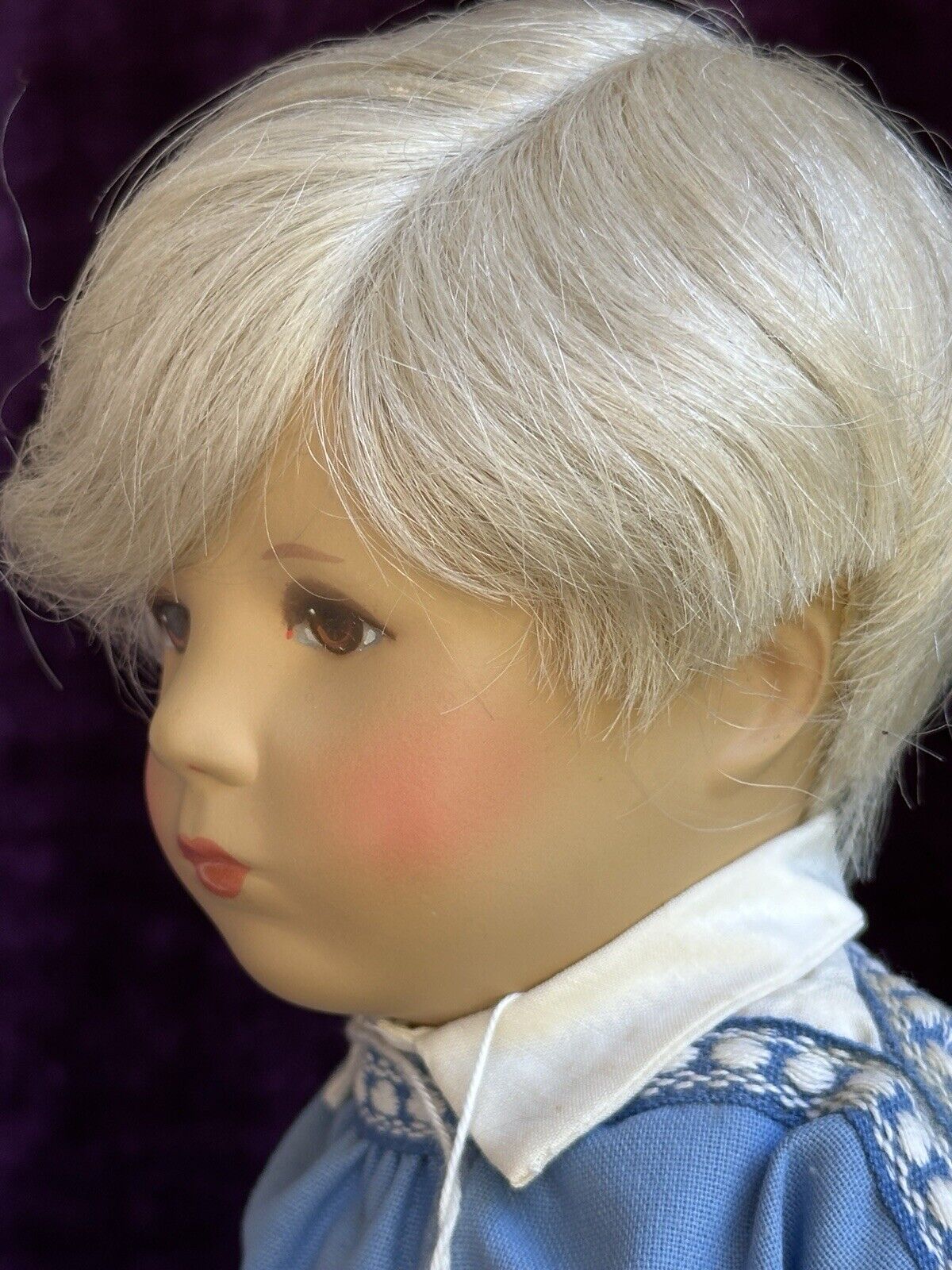 Vintage Collectible 15” Kathe Kruse 32 H Cloth Boy Doll New In Box