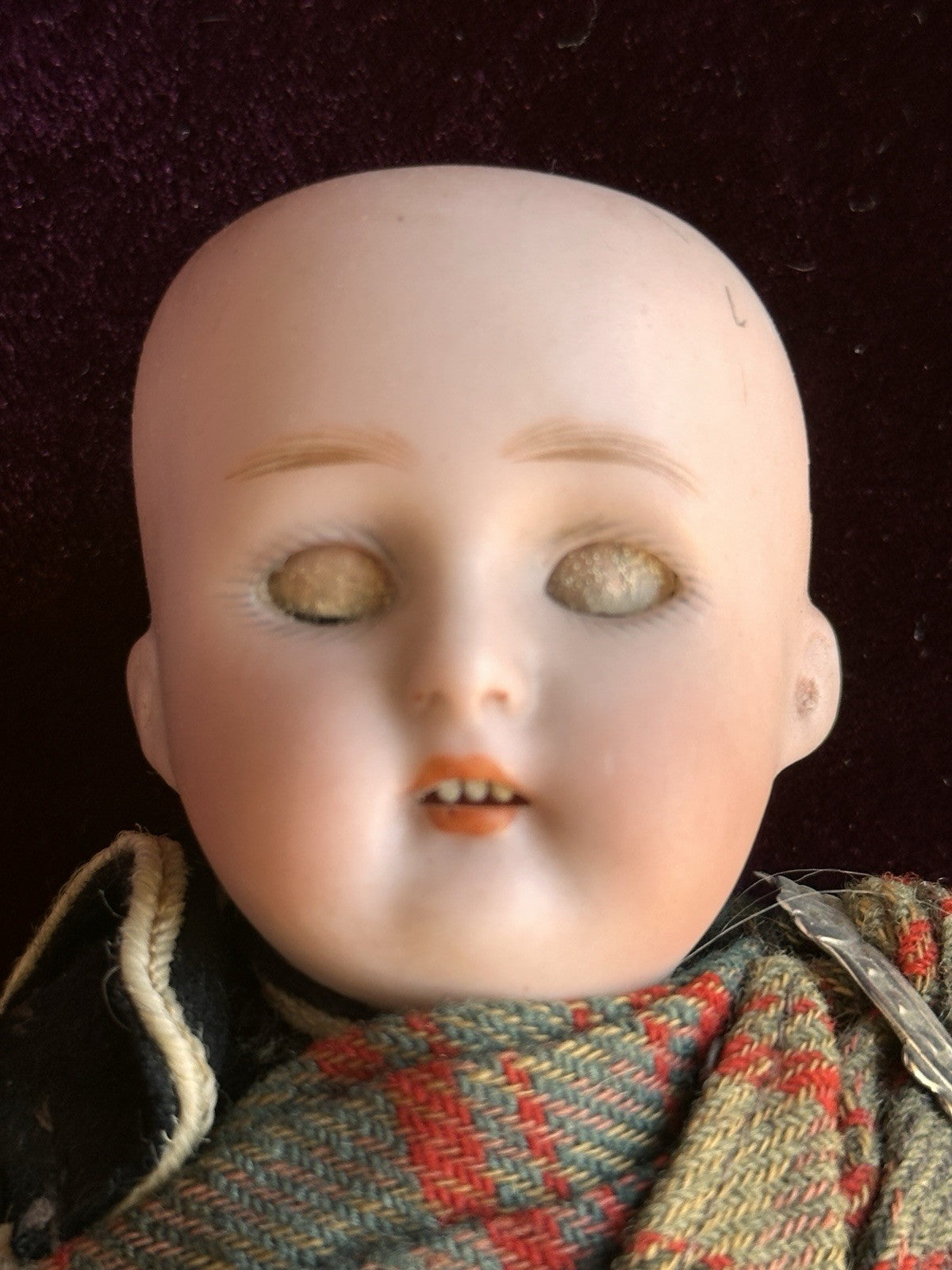 Antique German 8.75” Kammer Reinhardt Scottish Boy Bisque Head Doll