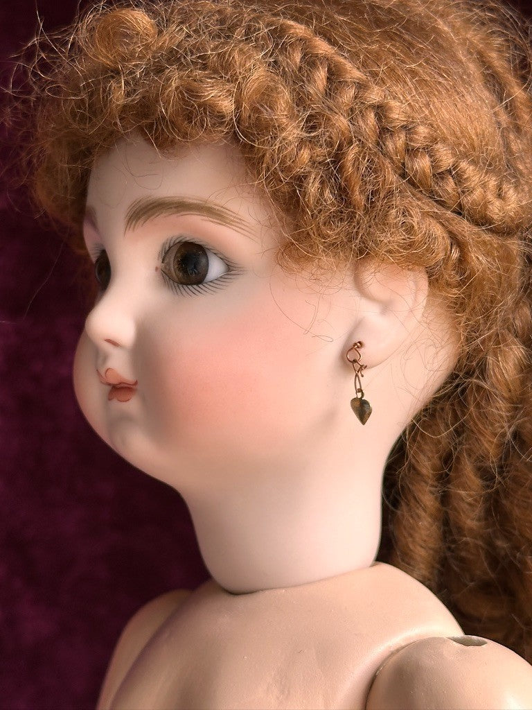Vintage Reproduction of French Jumeau 18” Doll Porcelain Head by Calli Lou
