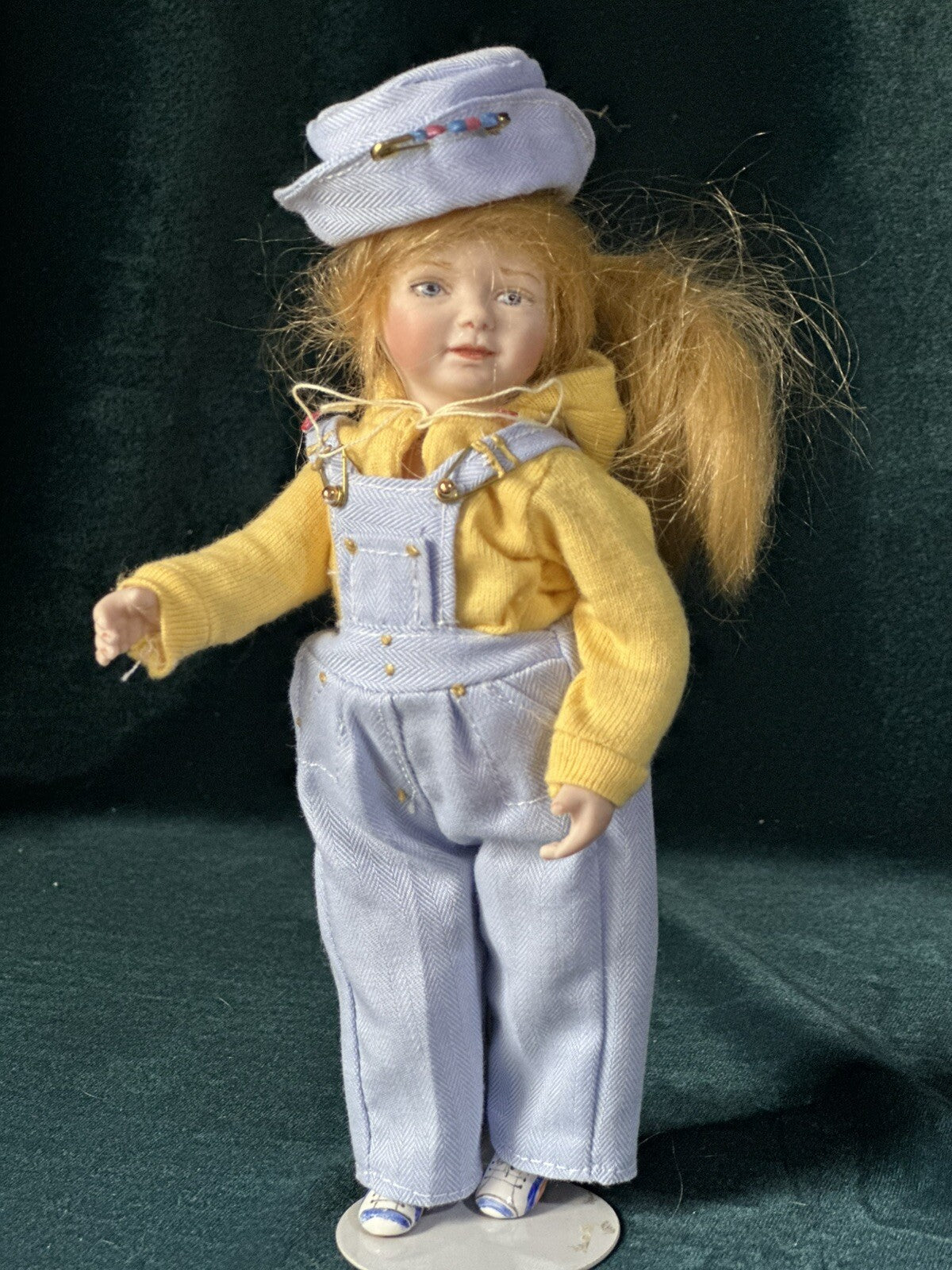 Artist Porcelain 6 1/2” Doll “Faye” by Andrea Robbins LE 17/25