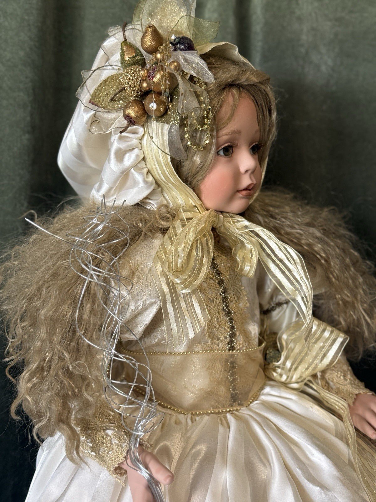 Huge Original 42” Porcelain Doll “Dienna” by Donna Rubert LE 400