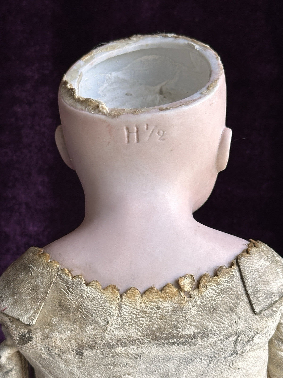 Antique German 21” Kestner Alphabet Series Closed Mouth Bisque Head Doll