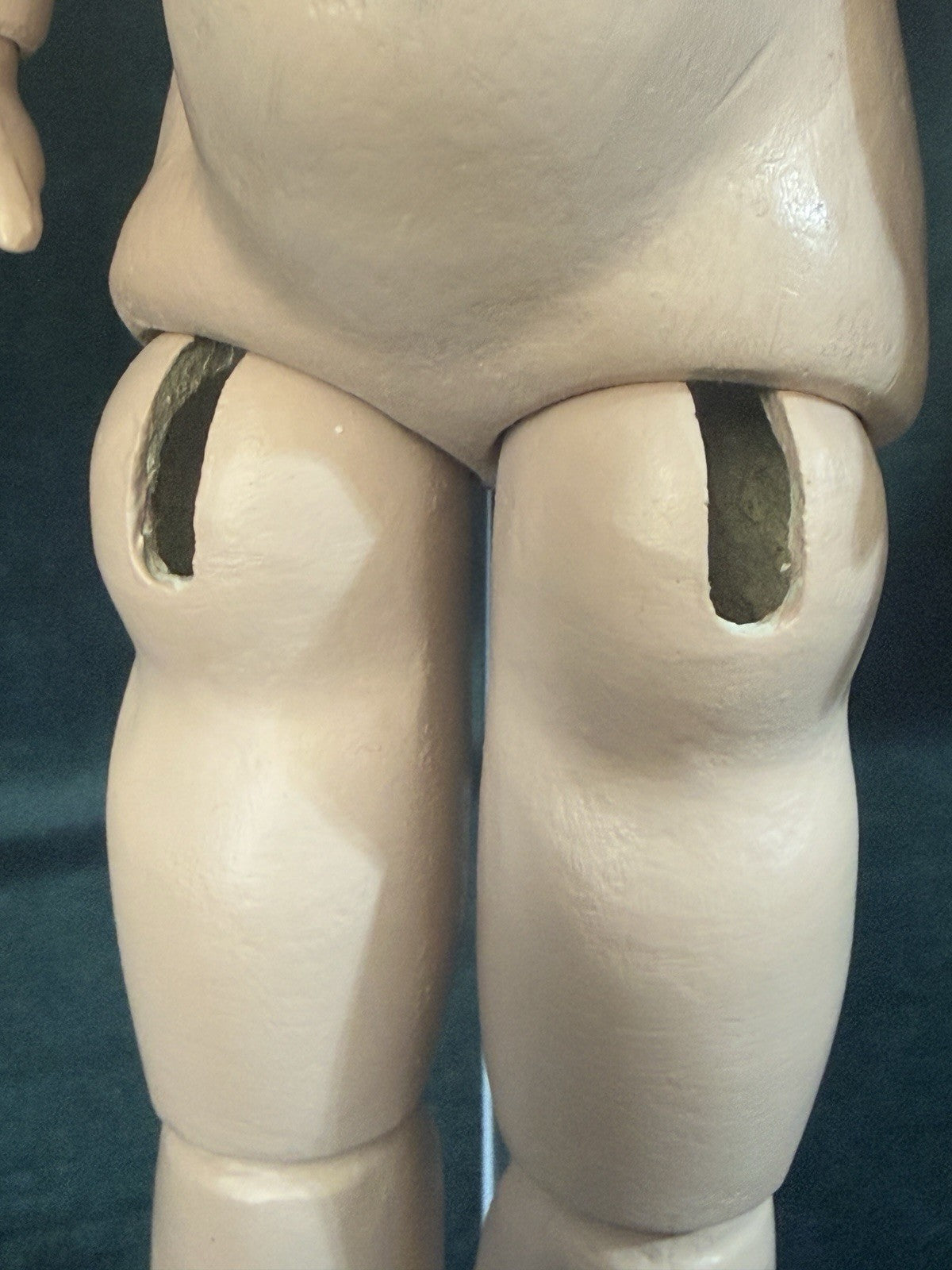 Porcelain/Composition 11” Reproduction of Antique French Bleuette Doll